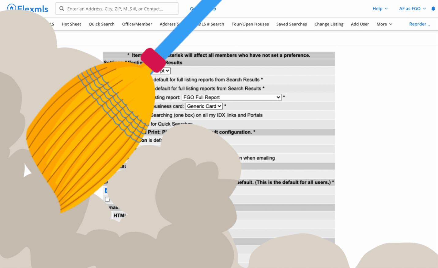 Updated look for multiple flexmls pages